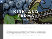 Tablet Screenshot of kirklandfarms.net